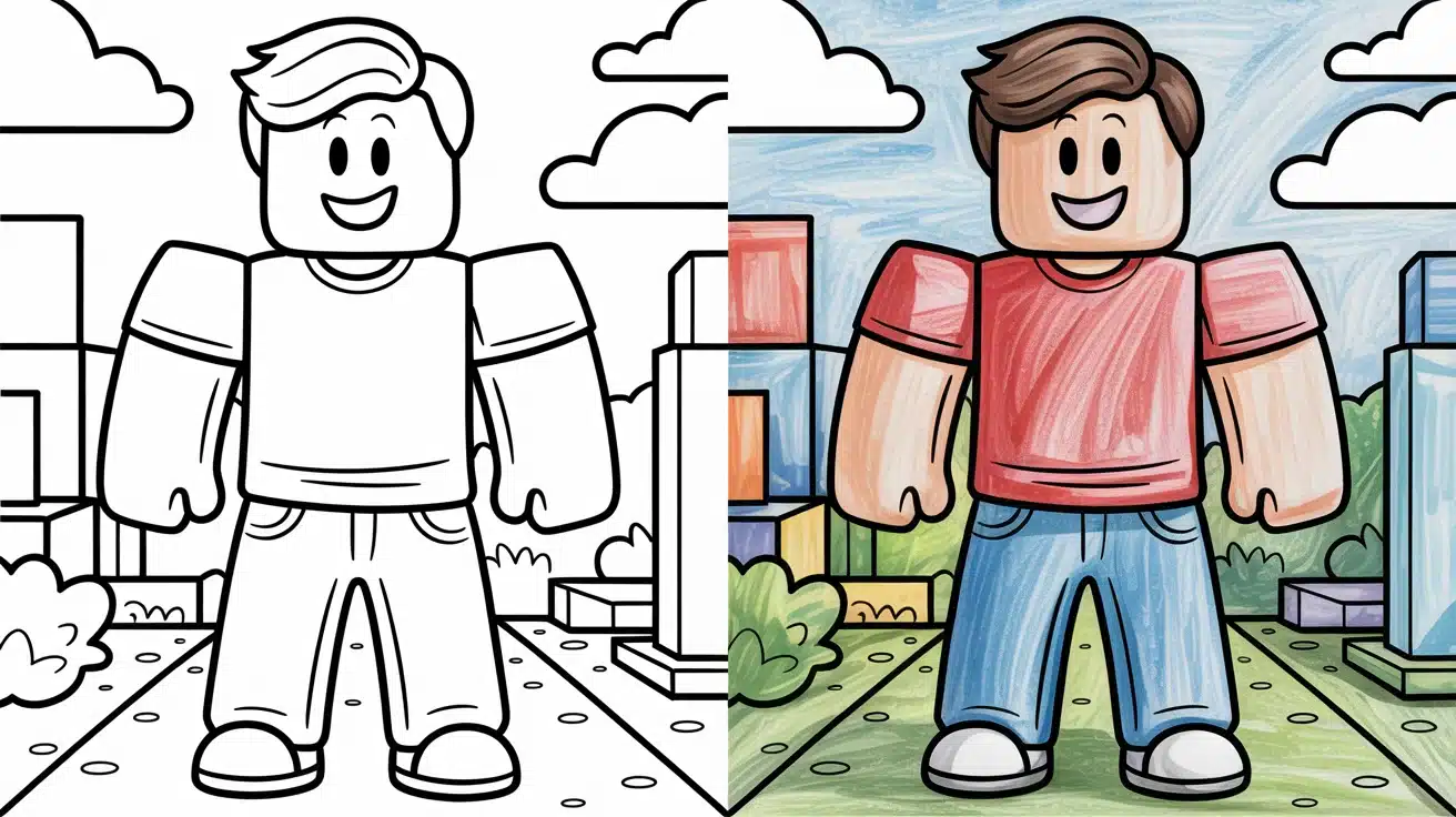 Roblox Coloring Pages