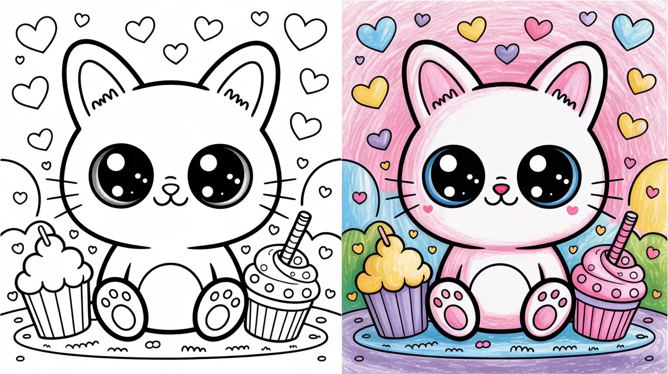Kawaii Coloring Pages