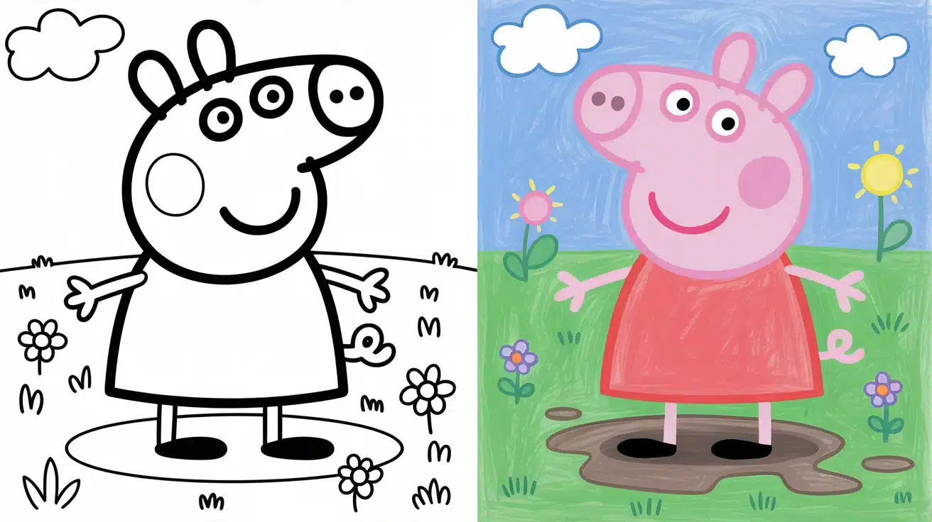 Peppa Pig Coloring Pages
