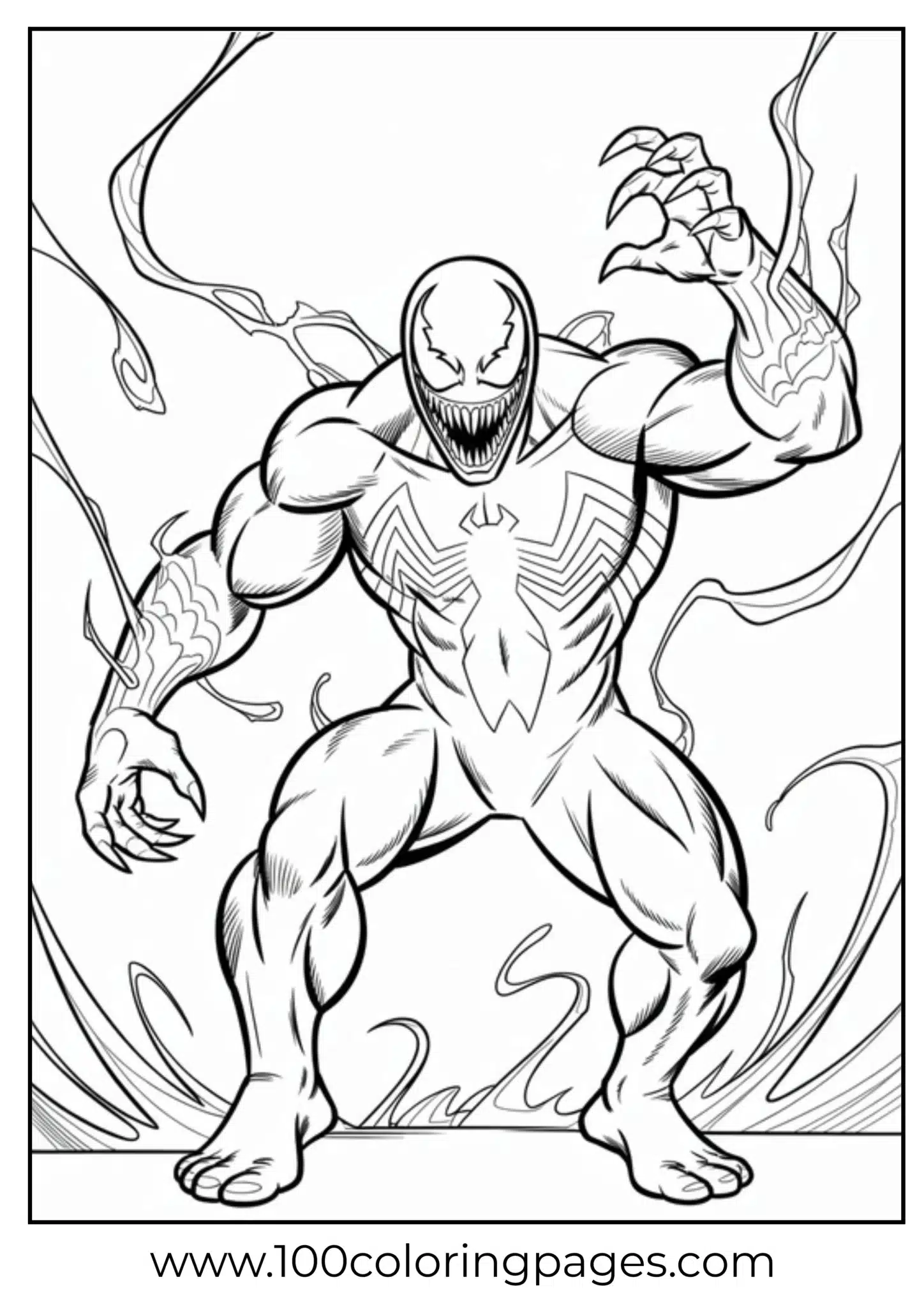 Venom from Marvel Comics in a dynamic pose