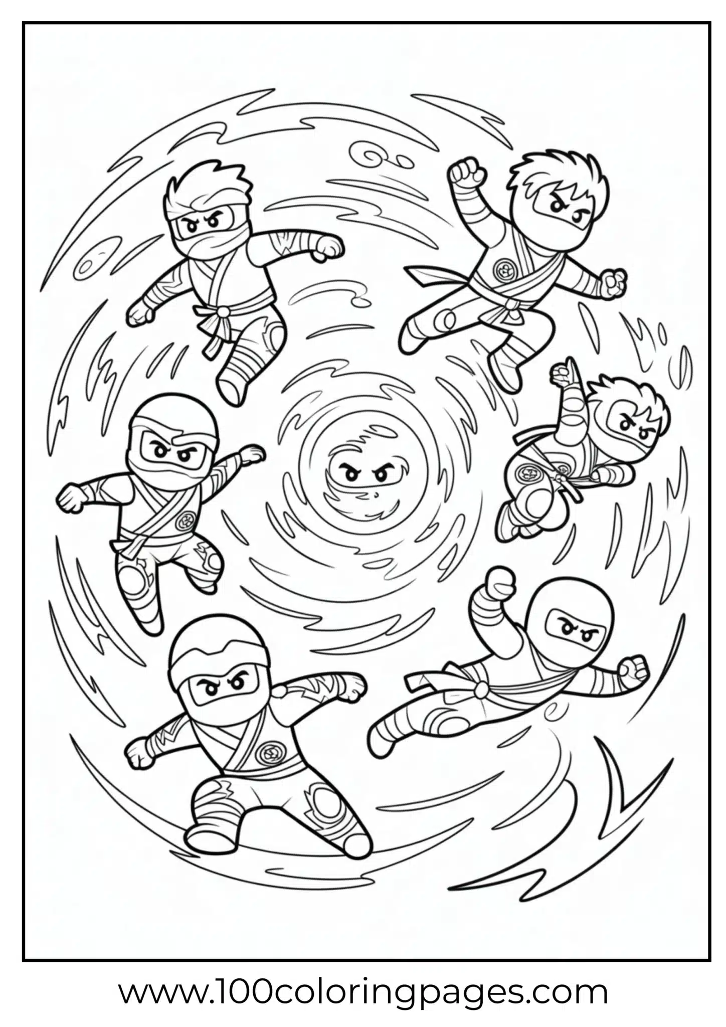 Whirling ninja tornado