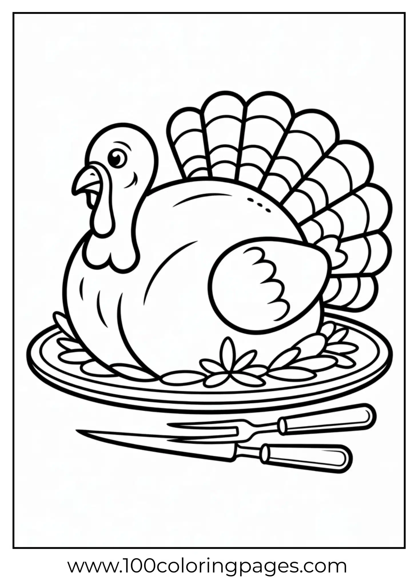 A roasted turkey ready to be carved at Thanksgiving