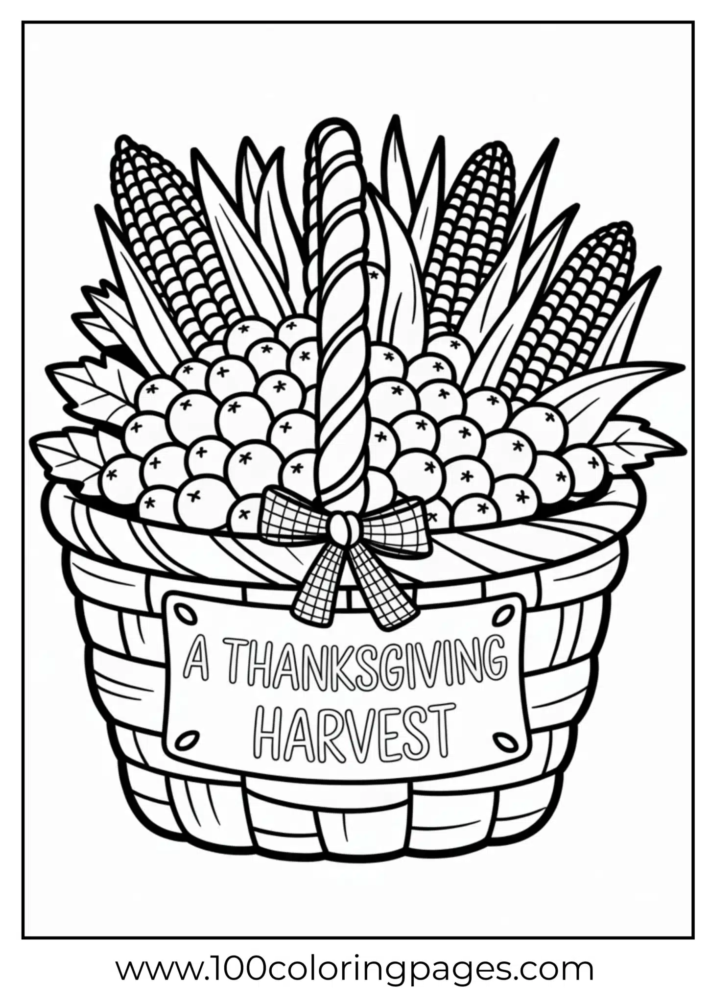 A basket of cranberries at Thanksgiving