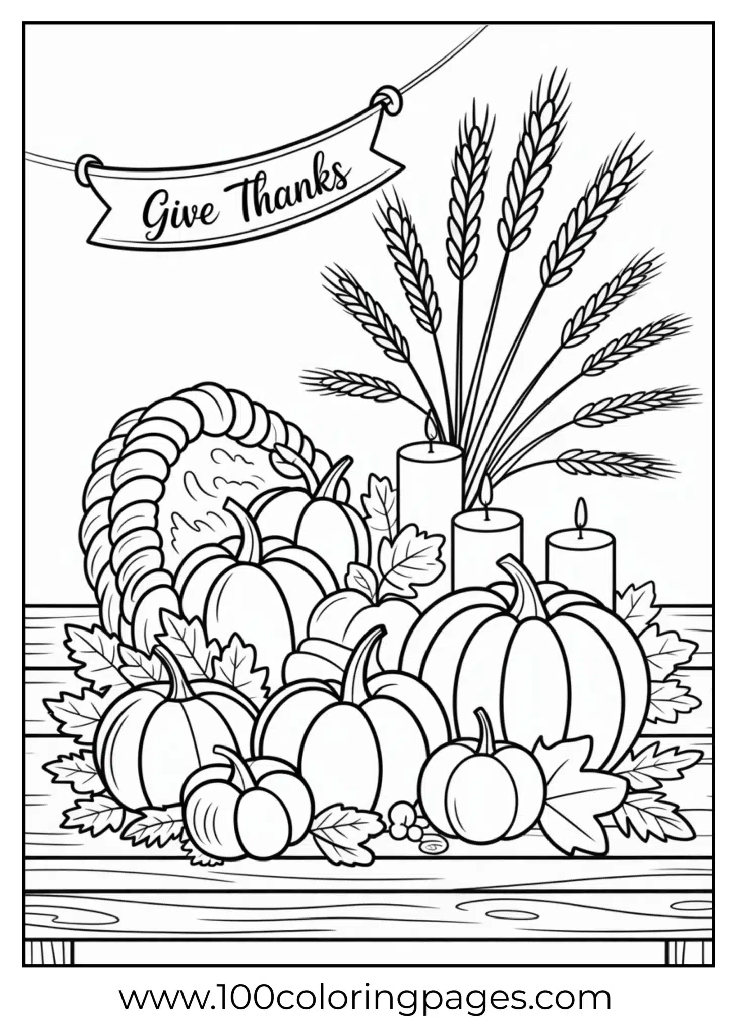 A holiday centerpiece on Thanksgiving table